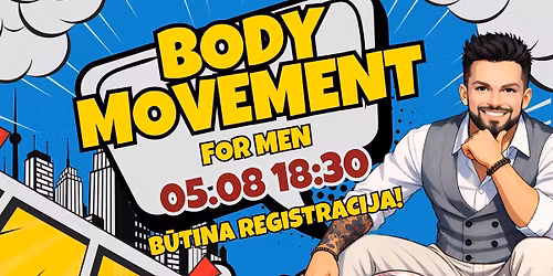 BODY MOVEMENT for men | SALSA KAUNAS