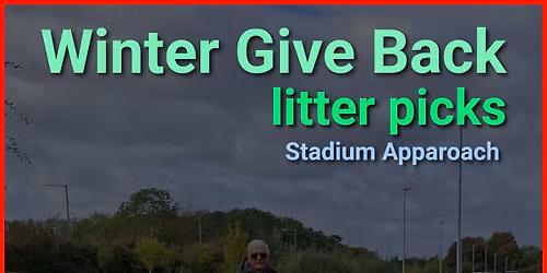 Winter Give Back Litter Picks - Stadium Apparoach 
