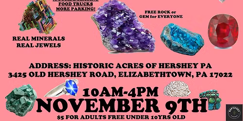 Hershey Gem, Jewelry, and Rock Show