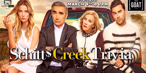 Schitts Creek Trivia Night in Nashville! 