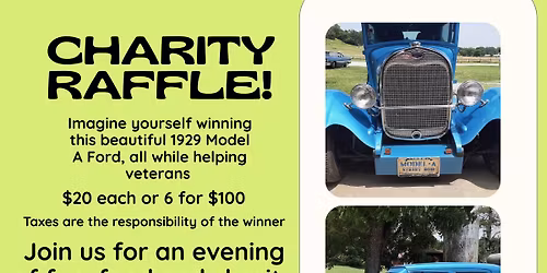 Charity Car Raffle RSVP for meal