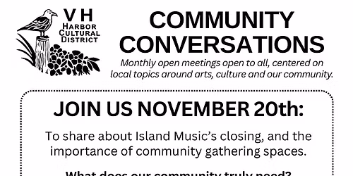 Vineyard Haven Cultural District Open Meeting