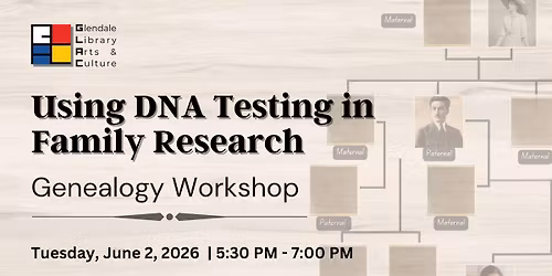 Genealogy Workshop: Using DNA Testing in Family Research
