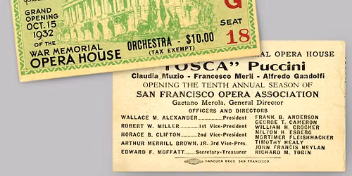 San Francisco Opera - Tosca at War Memorial Opera House