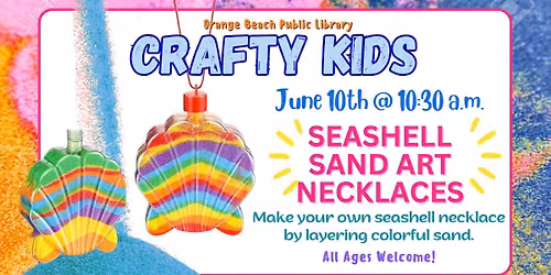 Crafty Kids: Seashell Sand Art Necklaces