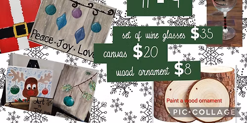 Christmas Open House Painting Projects