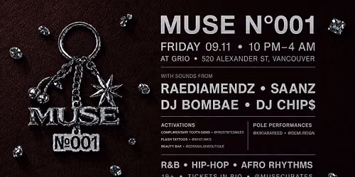 MUSE N\u00b0001: R&B, Hip-Hop & Afro Rhythms at GRIO
