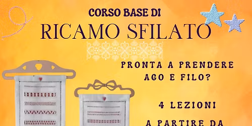 Corso base di ricamo! 