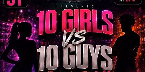 10 girls vs 10 guys Battle of the Bars competition