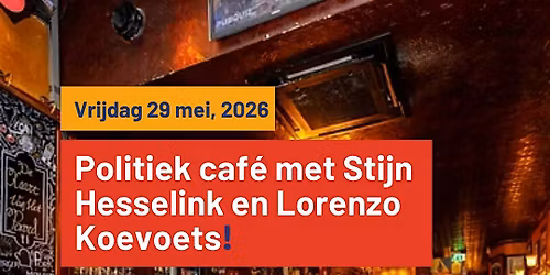Politiek Caf\u00e9 in Zwolle!