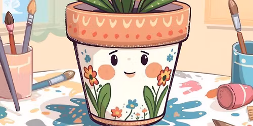 Flower Pot Painting