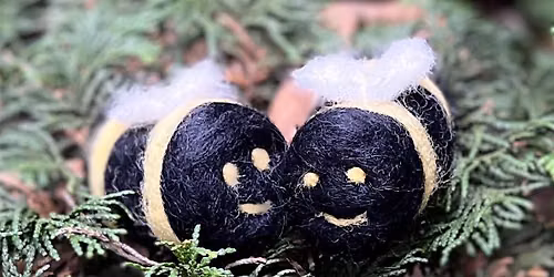 Needle Felt Bee with Heartfelt Arts