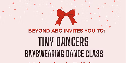Valentines Tiny Dancers Babywearing Dance Class 
