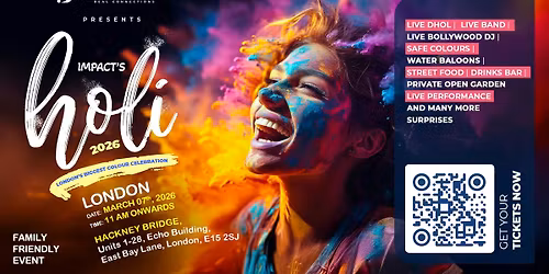 Impacts London Holi Festival 2026