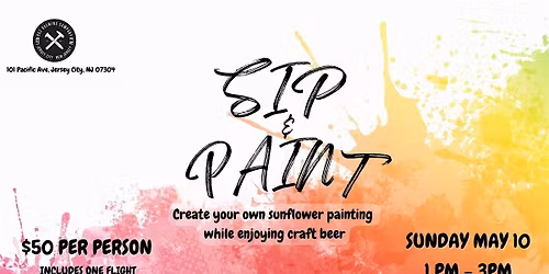 Sip, Paint & Bloom | Sunflower Paint Party