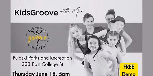 KidsGroove with Mae - Free Demo Class!