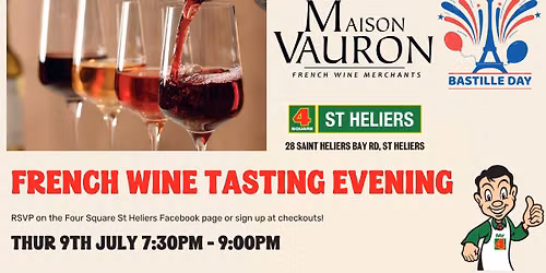 French Wine Tasting evening - Maison Vauron
