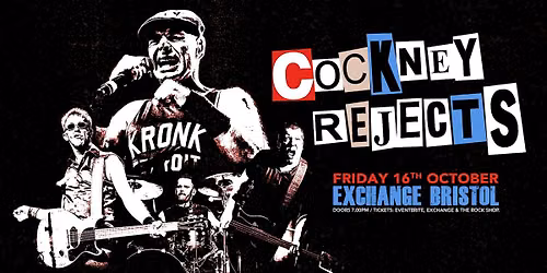 Cockney Rejects \/ Knock Off \/ Criminal Damage Live at The Exchange Bristol
