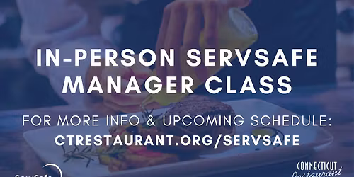 ServSafe Manager Class | December 8 | Branford