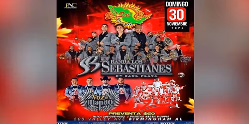 BANDA LOS SEBASTIANES DE SAUL PLATA, VOZ DE MANDO & MAS