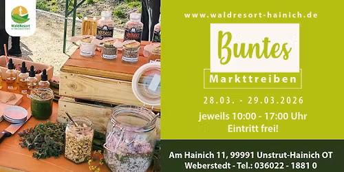 Buntes Markttreiben im WaldResort