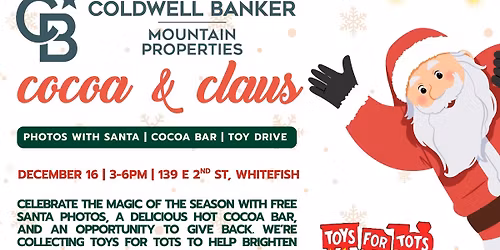 Cocoa & Claus | Free Photos with Santa + Hot Cocoa Bar \ud83c\udf85