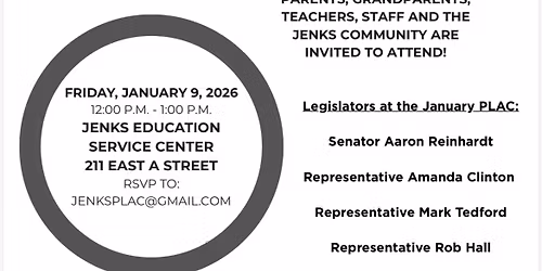 January Jenks PLAC Meeting