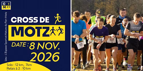 Cross de Motz - 2\u00e8me \u00e9dition, le 8 nov. 2026