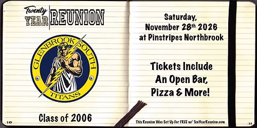 Glenbrook South Class of 2006: Twenty Year Reunion