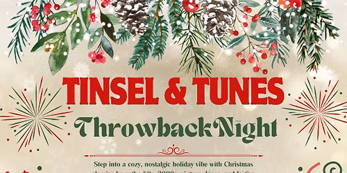 Tinsel & Tunes Throwback Night at The Rabbit