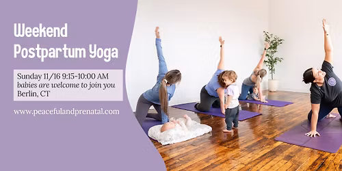 Sunday Postpartum Yoga (Babies welcome!)