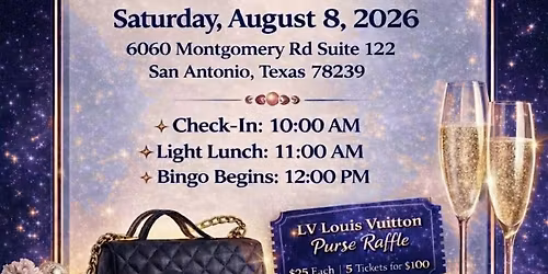Women Unlimited Presents our 1st Inaugural Purse Bingo & Auction