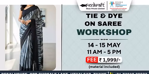 Penkraft Tie & Dye on Saree Workshop
