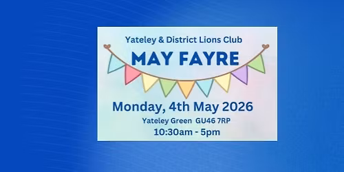 Bank Holiday May Fayre