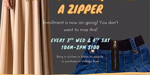 Learn to Sew a Skirt with a Zipper