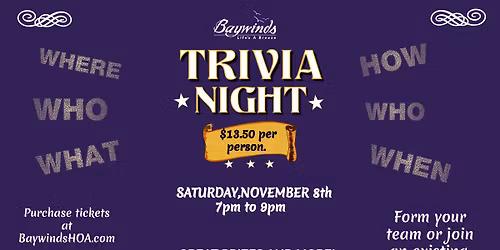 Trivia Night