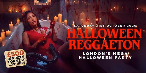 HALLOWEEN REGGAETON PARTY @ PARADISE CLUB -SATURDAY 31ST OCTOBER 2026