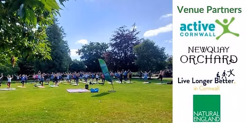 \ud83c\udf33 Park Yoga - FREE outdoor yoga at Newquay Orchard, Newquay