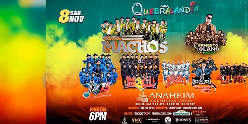 QUEBRALANDIA - MACHOS, R-15, Movil, Zeta, Estrella y Mas