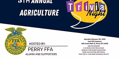 Perry FFA Alumni & Supporters Trivia Night Fundraiser 2026