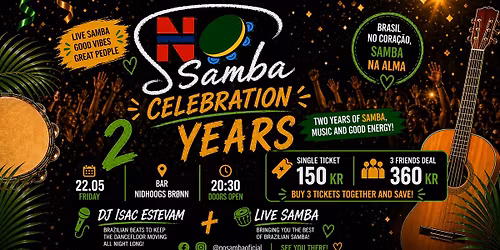 No Samba Celebration - 2 years
