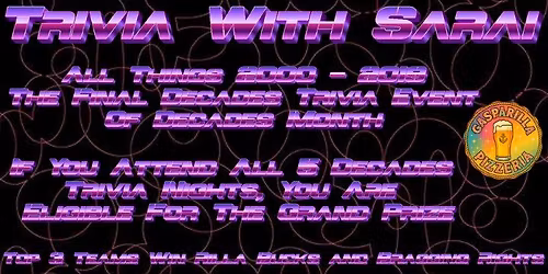 Trivia With Sarai - Decades Month Finale - 2010 - 2019 - Grand Champ Crowning