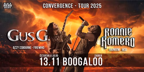 GUS G & RONNIE ROMERO - CONVERGENCE TOUR 2025