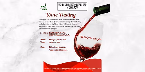 Wine Tasting: WTCC x Highland Park Wine