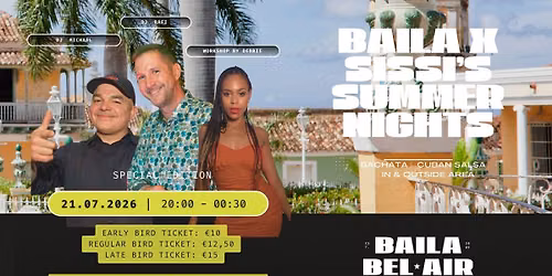 Baila X Sissi\u2019s - Summer nights