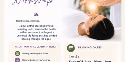 Reiki Level 1 Workshop
