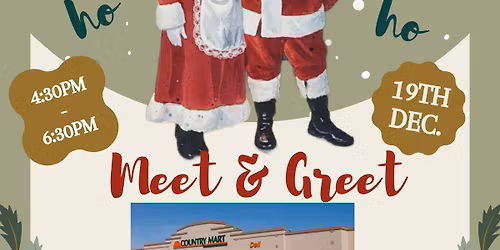 Santa is coming to Country Mart!!