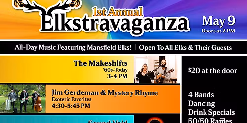 1st Annual Mansfield Elkstravaganza 