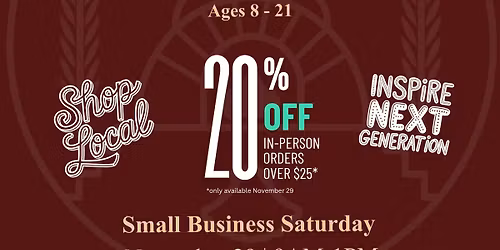 Young Entrepreneurs Market - Small Business Saturday 