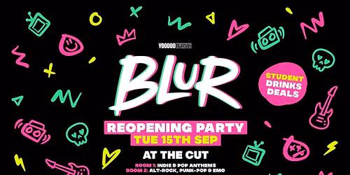 \ud83d\udea8 SOLD OUT \ud83d\udea8  BLUR TUESDAYS | THE CUT \ud83c\udfb8\u26a1\ufe0f   \ud83d\udea8 SOLD OUT \ud83d\udea8 